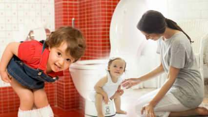 Comment laisser des couches aux enfants? Comment les enfants doivent-ils nettoyer les toilettes? Formation aux toilettes ..