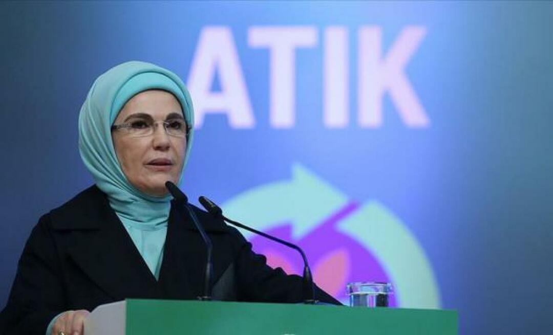 Emine Erdoğan a félicité les membres de la coopérative d'entreprises féminines Hatay Green Nature