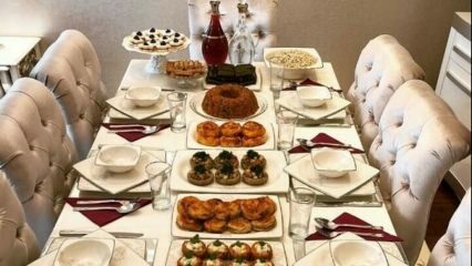 Suggestions de présentation spéciales pour les tables iftar