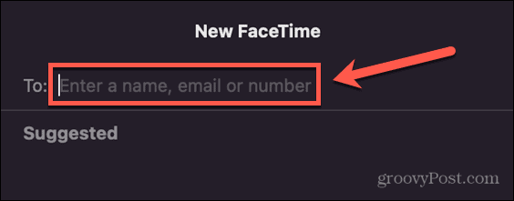 facetime mac entrer contact