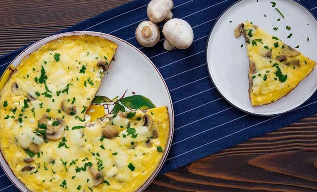 Comment faire une omelette aux champignons? Recette pratique et délicieuse d'omelette aux champignons pour le sahur