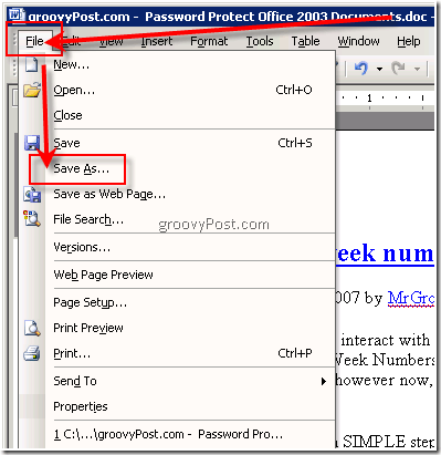 Mot de passe protéger Excel 2003 .xls
