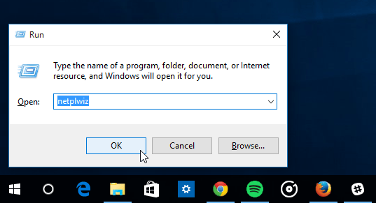 Boîte de dialogue d'exécution de Windows 10