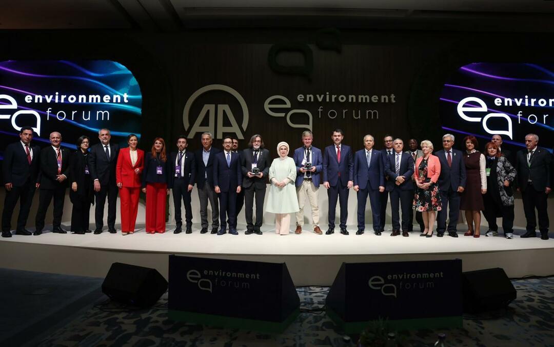 Emine Erdoğan a remercié l'Agence Anadolu lors du Forum international de l'environnement