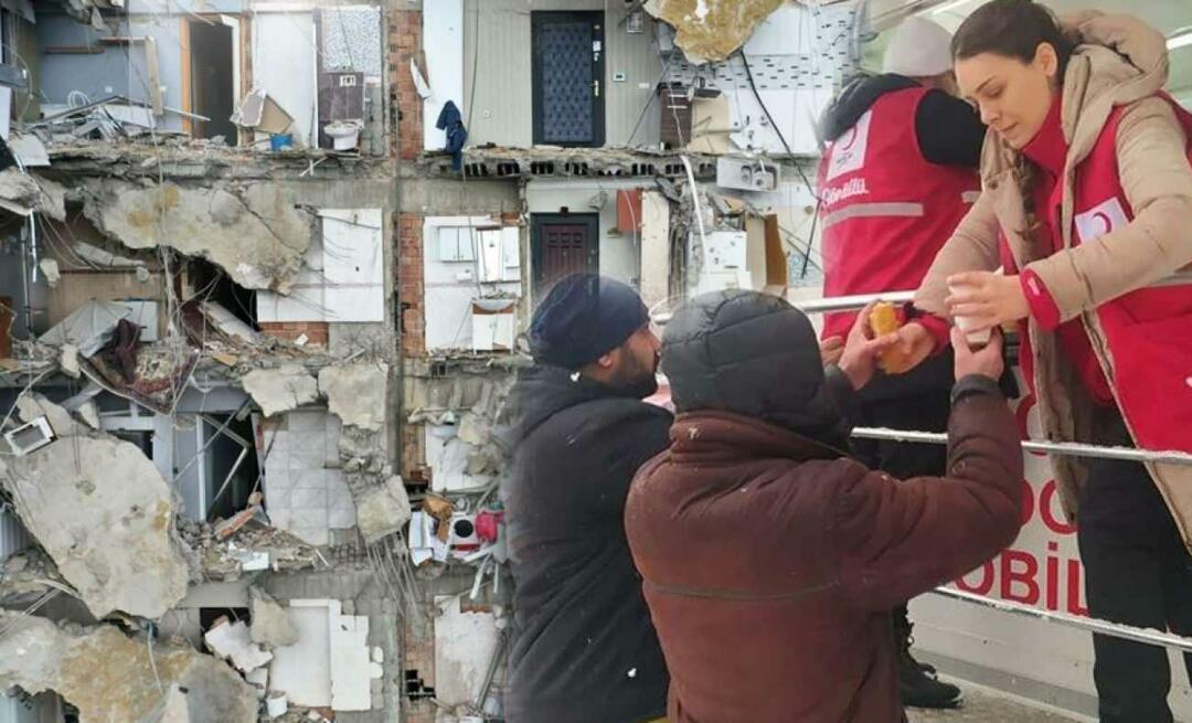 Comment doit être la nutrition en cas de catastrophe (tremblement de terre) ?