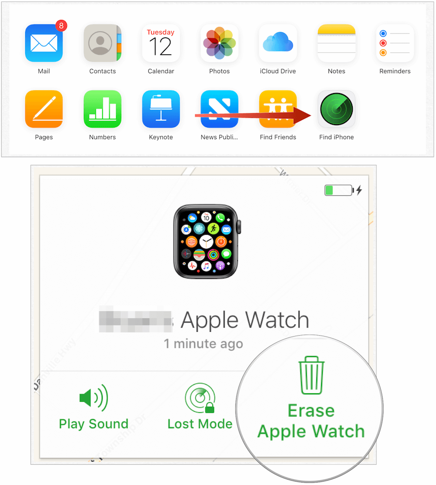 supprimer Apple Watch