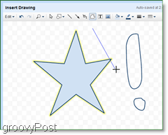 utilisez l'outil polyligne pour dessiner dans google docs et créer des formes sympas