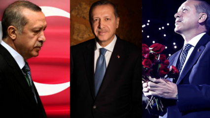 Célébration de l'anniversaire surprise du président Erdoğan, l'un des artistes célèbres