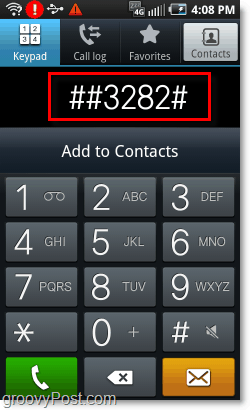 entrez ## 3282 # où vous aurez besoin de votre code msl