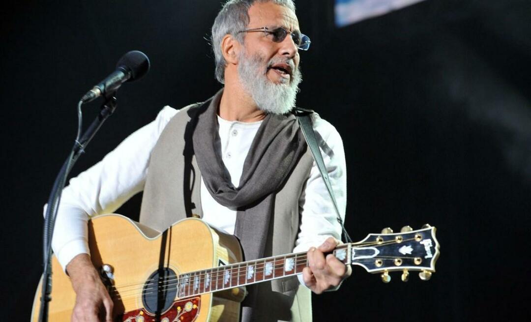 Yusuf Islam a parlé du Centre Culturel Atatürk !