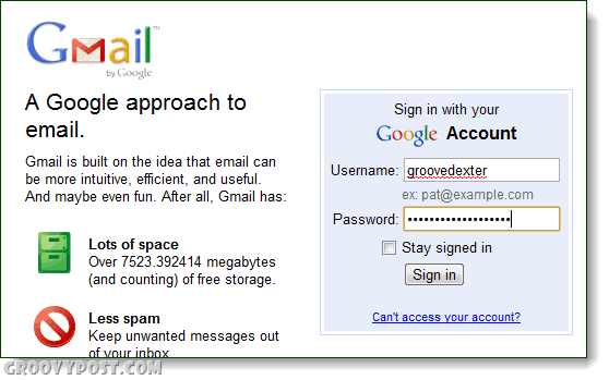 Gmail, une approche de la connexion par e-mail