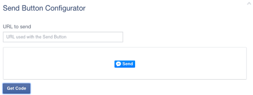 bouton d'envoi facebook défini sur une URL vide