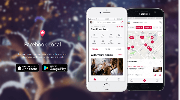 Facebook a introduit Facebook Local, une nouvelle application qui vous permet de parcourir toutes les choses intéressantes qui se passent là où vous vivez ou où vous vous rendez.