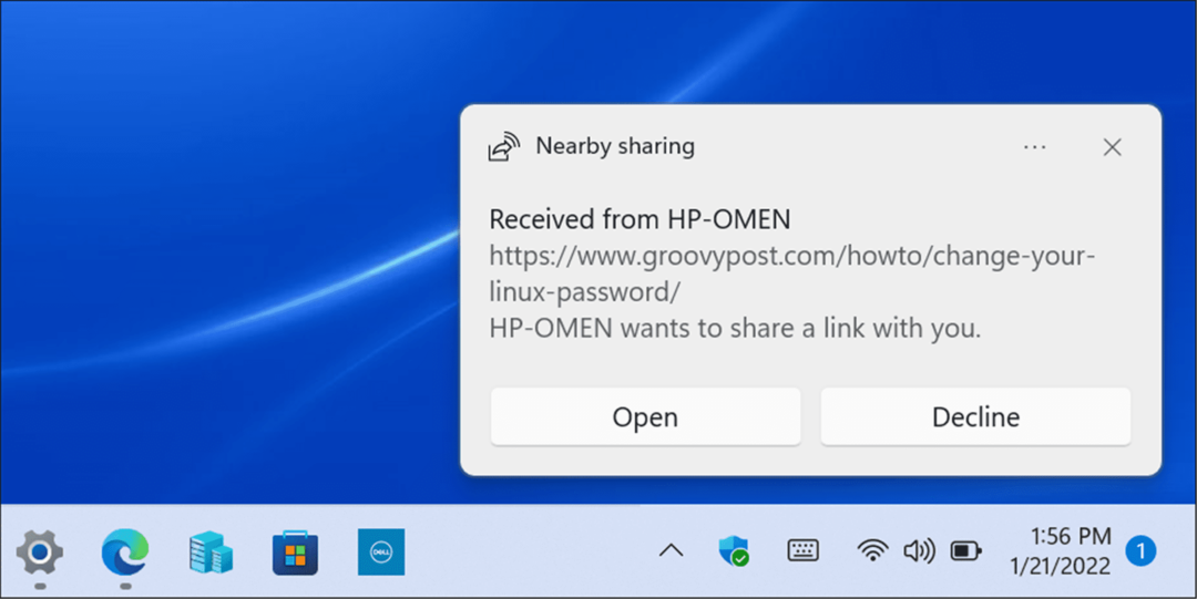 utiliser le partage à proximité sur Windows 11