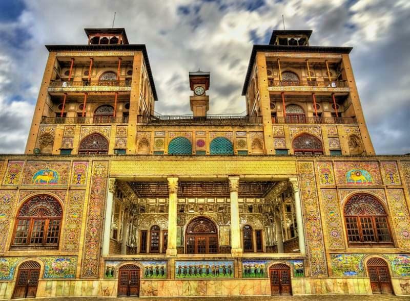 Intérieur du palais du Golestan