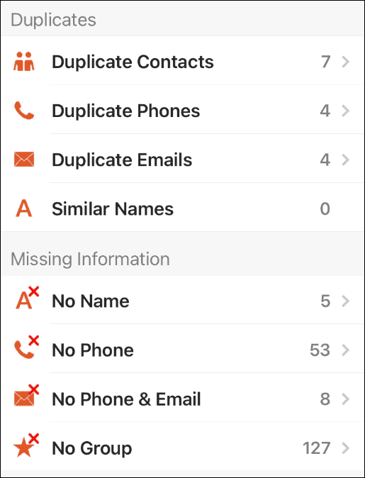 Contacts Pro supprimer les contacts en double sur iPhone