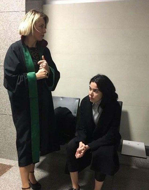 Asena Atalay a été vue pour la première fois au palais de justice