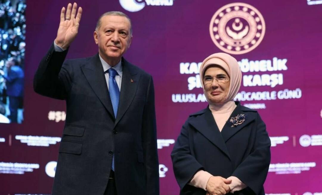 Message spécial de la Première Dame Erdoğan pour la Journée internationale pour l'élimination de la violence à l'égard des femmes !