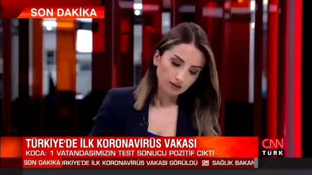 Le journaliste de CNN Türk, Duygu Kaya, a attrapé un coronavirus!