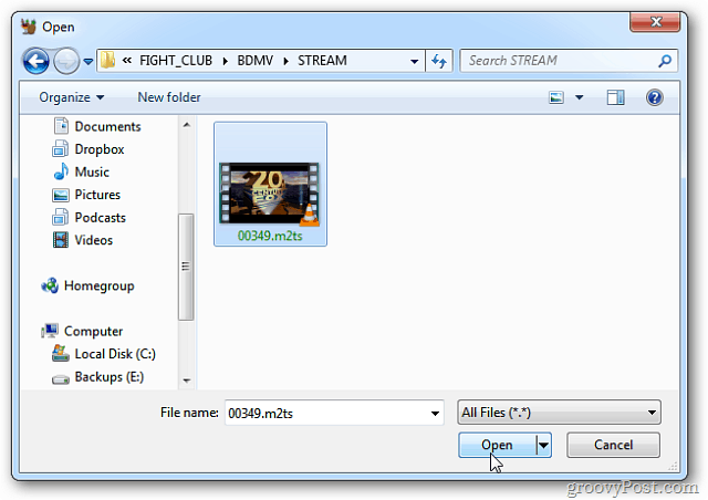 Fichier Blu-Ray