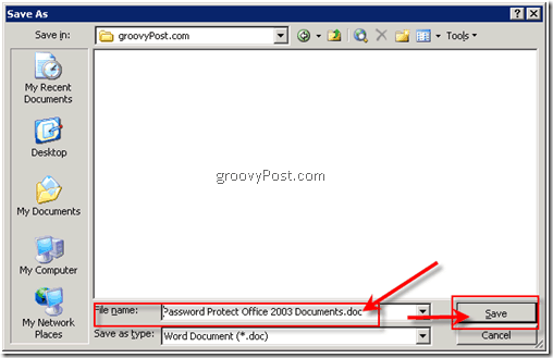Comment protéger par mot de passe les documents Microsoft Office 2003