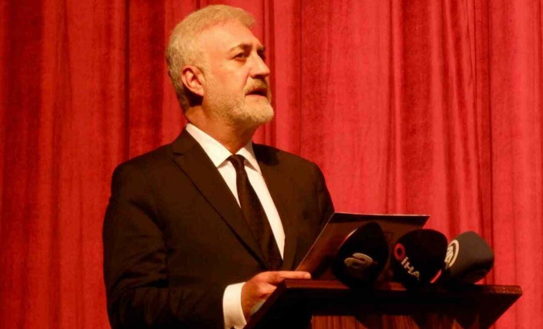 Mots émouvants de Tamer Karadağlı à l'ouverture: Le désir est terminé