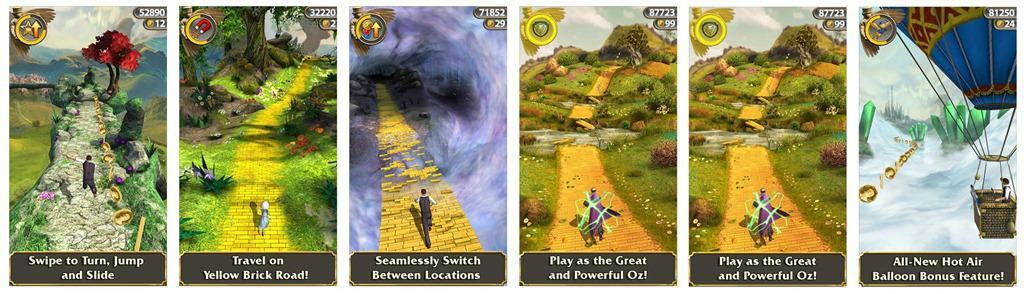 Application gratuite de la semaine Apple iTunes Store, Temple Run: OZ