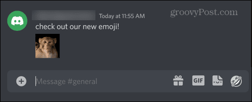 message emoji de discorde
