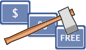 Offres Facebook Obtenez la hache