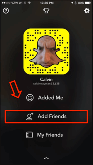 Snapchat ajouter des amis