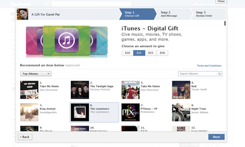 cadeaux iTunes
