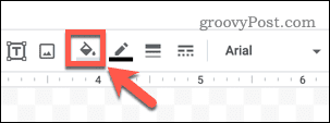 Choisir une couleur de remplissage de forme dans Google Docs
