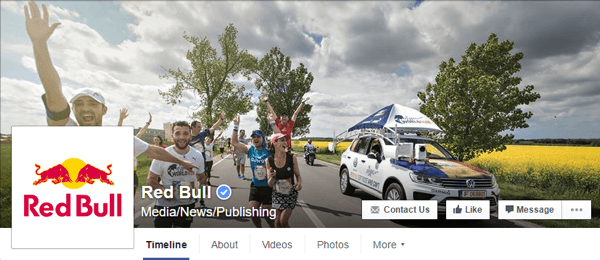 facebook couverture photo red bull