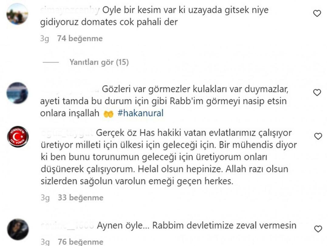 Commentaires sur le post de Hakan Ural