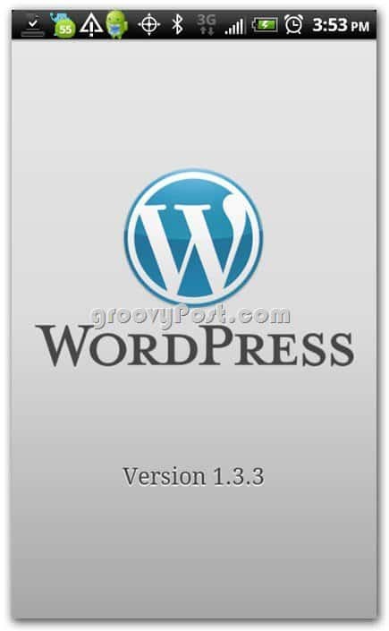 Wordpress sur Android version 1.33