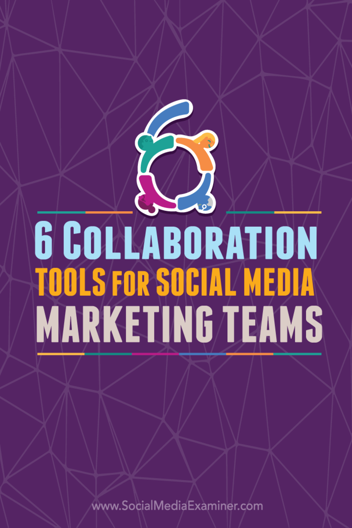 outils pour collaborer avec l'équipe des médias sociaux