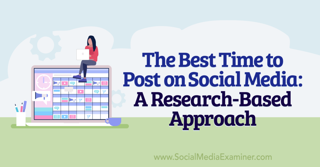 Le meilleur moment pour publier sur les réseaux sociaux: une approche basée sur la recherche par Anna Sonnenberg