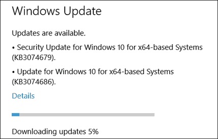 Windows 10 obtient une nouvelle mise à jour (KB3074679) mise à jour