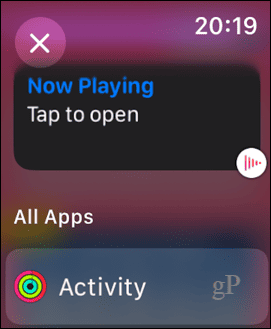 widgets en vedette de la montre Apple
