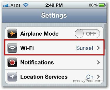 Apple iOS: arrêtez les notifications WiFi PopUp ennuyeuses