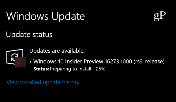 Windows 10 Insider Preview Build 16273 pour PC disponible maintenant