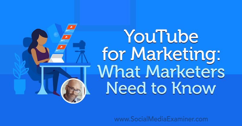 YouTube pour le marketing: ce que les spécialistes du marketing doivent savoir avec les informations de Nick Nimmin sur le podcast marketing sur les médias sociaux.