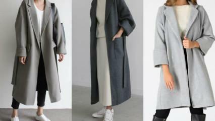 Modèles de manteaux longs abordables avec hijab 2020