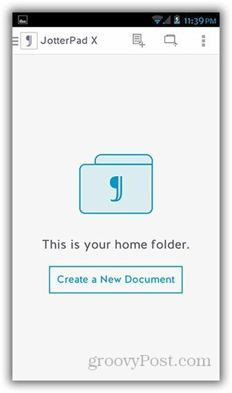 Fichiers texte jotterpadx_home