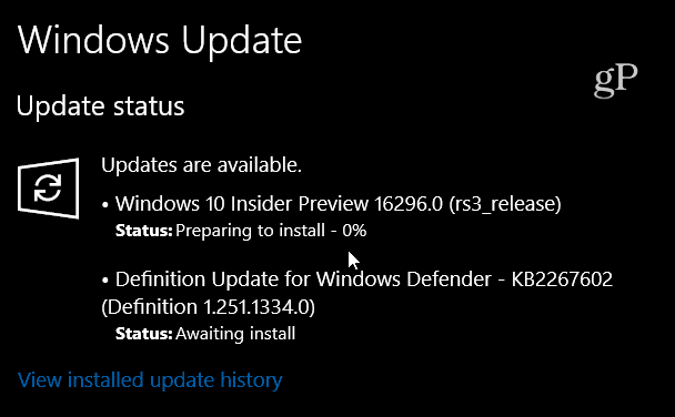 Microsoft publie Windows 10 Preview Build 16296 pour PC