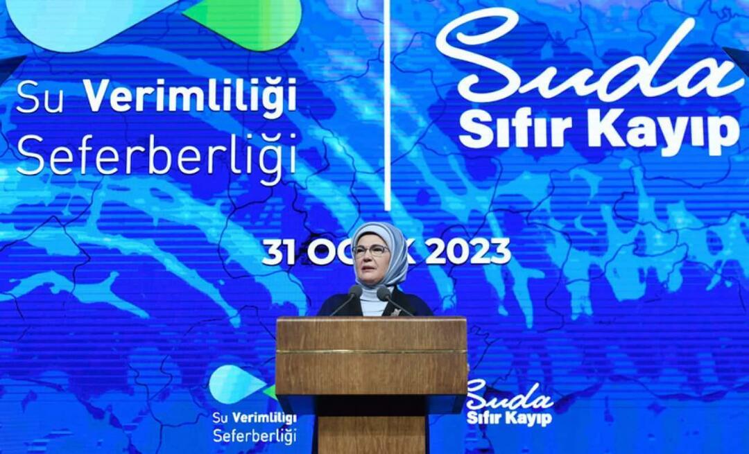 Emine Erdoğan a participé à la réunion d'introduction de la 