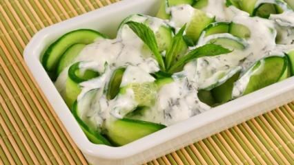 Salade de yaourt qui fait 5 kilos en 2 semaines! Comment faire un régime de yaourt et salade?