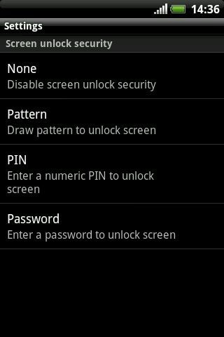 Verrou de sécurité Android