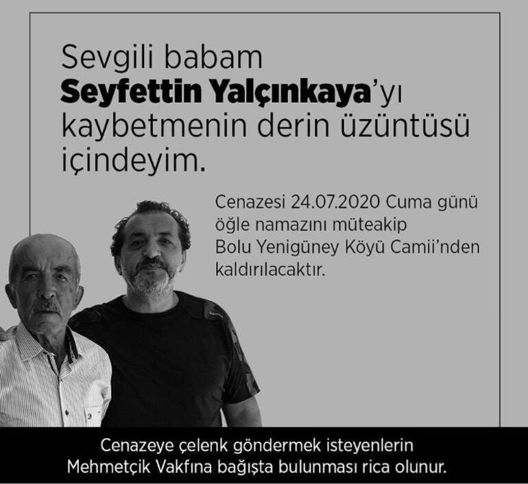 Journée douloureuse du célèbre chef Mehmet Yalçınkaya! Il a renvoyé son père pour son dernier voyage