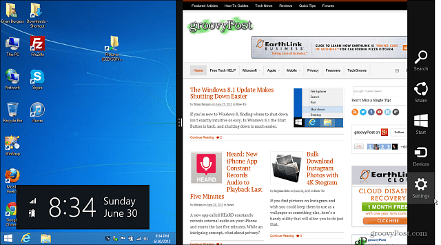 Tweak Windows 8.1 pour rendre l'interface utilisateur moderne moins ennuyeuse